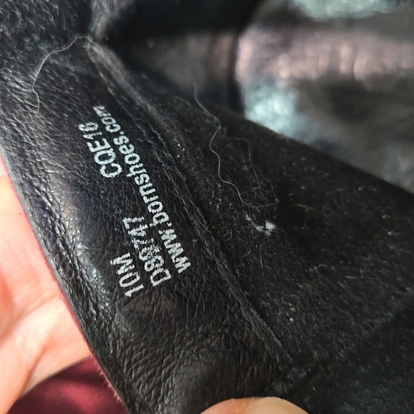 Born Women's Suede Ankle Boots Heels Moto Shoes Sz 10M - Picture 7 of 12